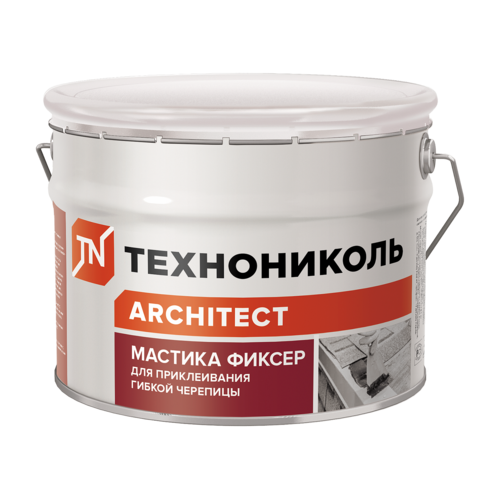 Мастика для гибкой черепицы №23 Фиксер 12 кг 60шт пал ТЕХНОНИКОЛЬ