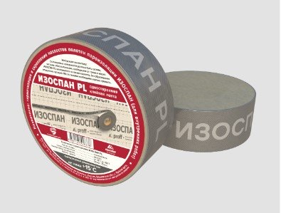 Односторонняя клейкая лента PL 50 мм х 25 м ИЗОСПАН