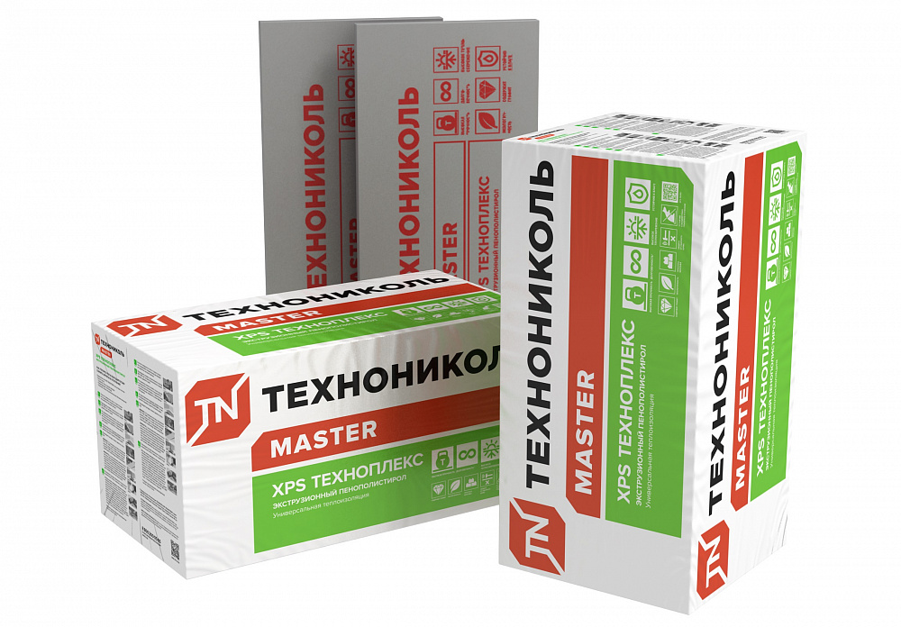 Пенополистирол экструзионный ТЕХНОПЛЕКС 1200х600х20 мм 20 шт 0,288м3 ТЕХНОНИКОЛЬ