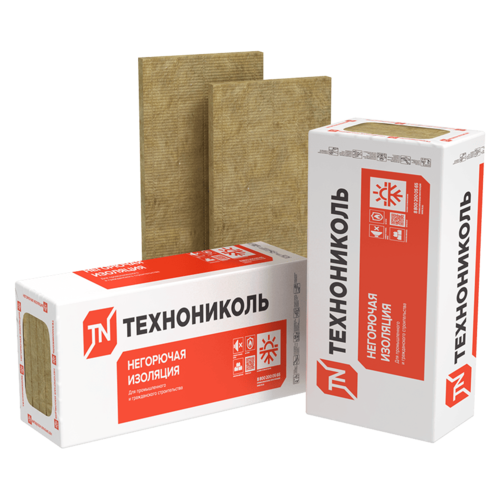 Плита минераловатная ТЕХНОРУФ ПРОФ 1200х600х50 мм 6 шт 0,216м3 ТЕХНОНИКОЛЬ