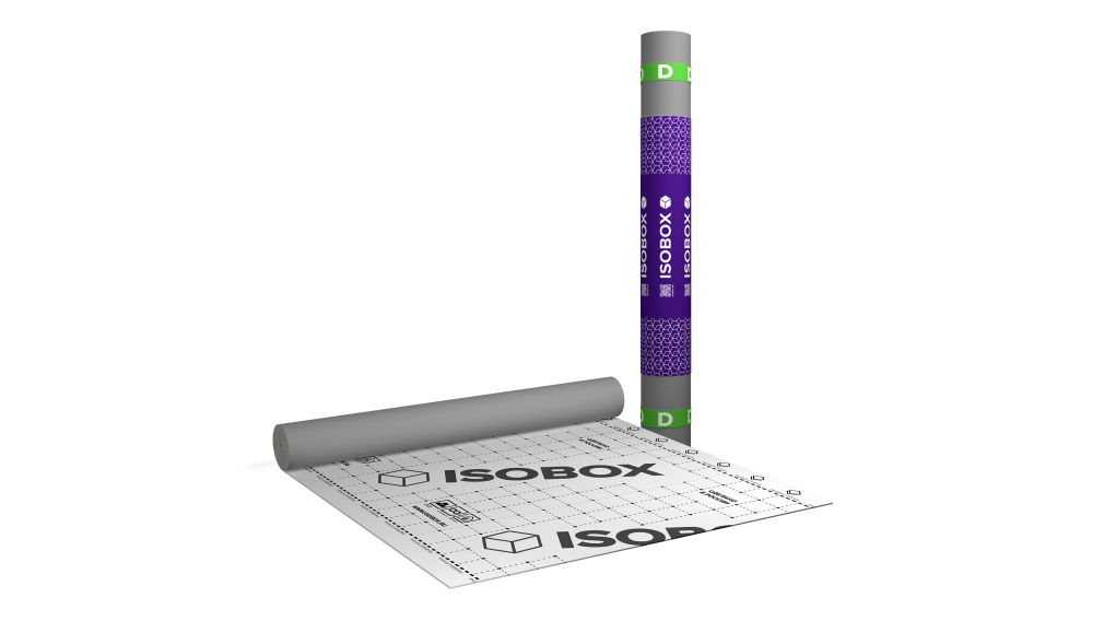 Паро-гидроизоляционная универсальная пленка D/Д 70 м2 ISOBOX