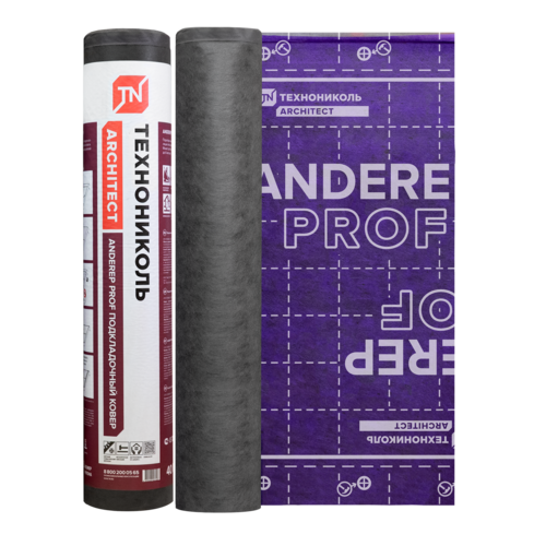 Подкладочный ковер Anderep Prof/Проф 500 1,0мх40м 40м2 ТЕХНОНИКОЛЬ