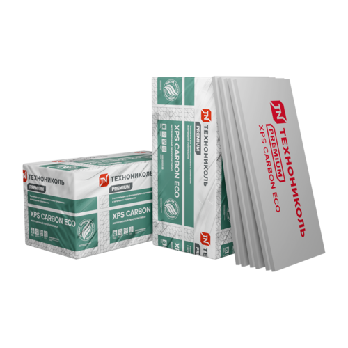 Пенополистирол экструзионный CARBON ECO / КАРБОН ЭКО 1180х580х30-L мм 13 шт 0,266916м3 ТЕХНОНИКОЛЬ