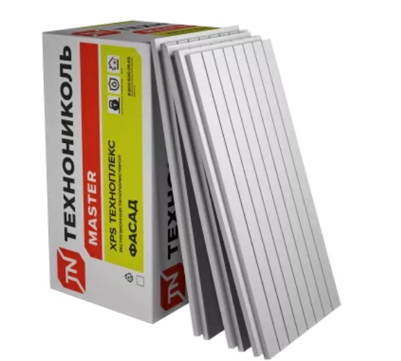 Пенополистирол экструзионный FAS/2, S/1 ТЕХНОПЛЕКС ФАСАД 1180х580х50-L мм 8 шт 0,03422 м3 ТЕХНОНИКОЛЬ