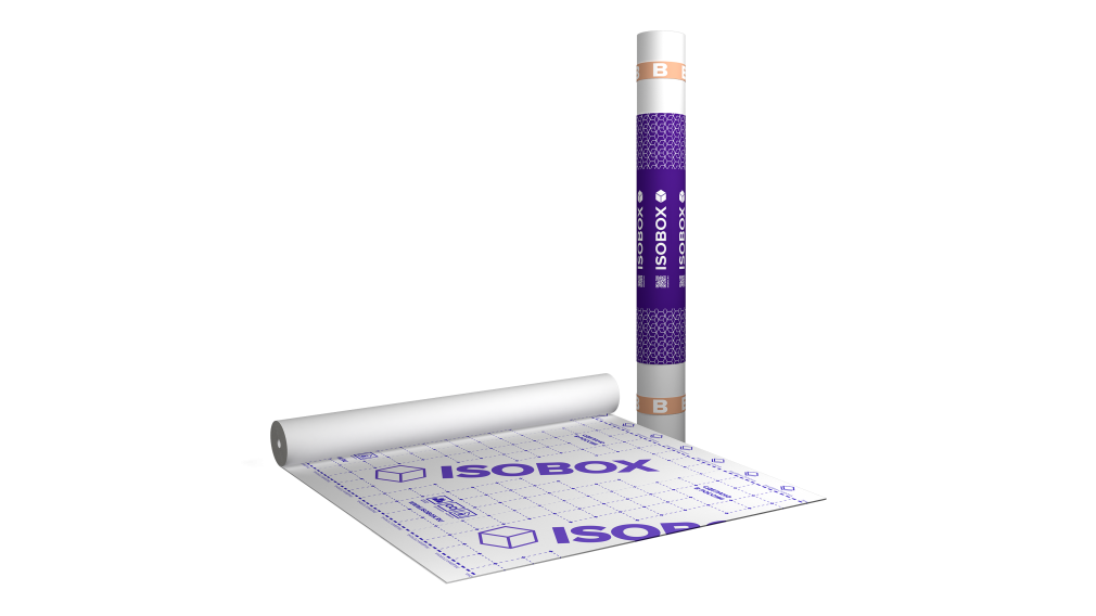 Паро-гидроизоляционная пленка B 70 м2 ISOBOX