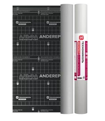 Подкладочный ковер ANDEREP АЛЬФА 1,5мх50м 70 м2 ТЕХНОНИКОЛЬ
